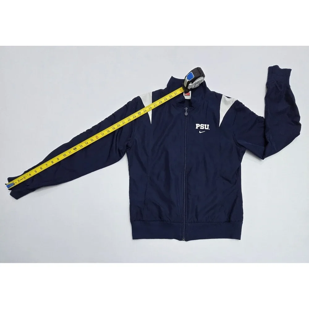 Nike Team PSU Penn State Nittany Lions Track Jacket Navy Blue Youth Large 12-14